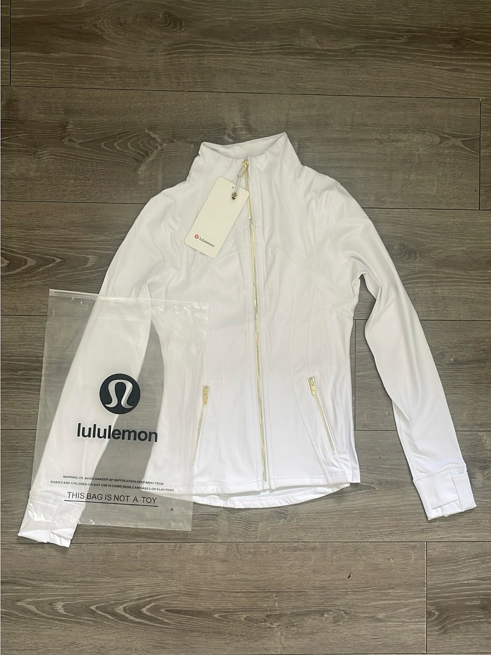 White Lululemon Define Jacket